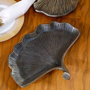 Aperitivos decorativos modernos en forma de hoja de la mejor calidad, uso de plato para servir para el hogar, restaurante, Hotel, fiesta de boda a bajo precio - Product Image 2