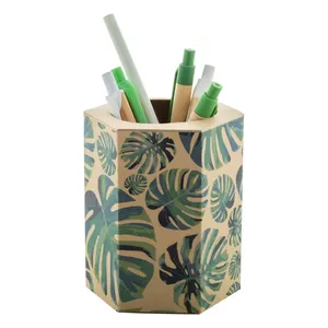 Portapenne Personalizzato in Carta Kraft Ecologica Holty, Strumento di Merchandising Sostenibile - Product Image 2