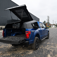 Caja de Aluminio para Camioneta Nissan Frontier con Cama de 5 pies, Puertas Laterales y Ventanas Corredizas