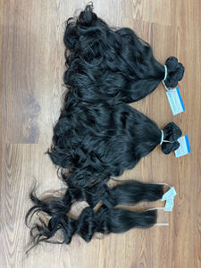 Raw Vietnamese Human <b>Hair</b> Vendors Wholesale Virgin Human <b>Hair</b> Bundles Straight With Frontal Closure Best Selling - Product Image 2