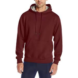 Unisex Heavyweight <b>Fleece</b> Pullover Hoodies 100% Cotton Oversized Blank Sweatshirts Plain Dyed Plus Size <b>Hoodie</b> for <b>Men</b> Winter - Product Image 2