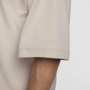 Camiseta de algodón 100% con cuello redondo para hombre, corte holgado, informal, con manga corta y patrón de letras, logotipo impreso, diseño de agujeros - Product Image 4