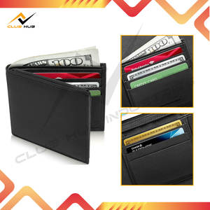 Genuine Leather Minimalist Bifold <b>Wallet</b> for <b>Men</b>-Durable RFID Blocking <b>Slim</b> Design with Customizable Color & Logo - Product Image 5