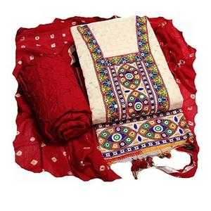 Punjab Special Punjabi Fancy Trajes bordados Estilo Ladies Fancy Women Heavy Unstitched Suit Materiales para mujeres Trajes de lujo - Product Image 2