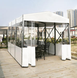 Fast New Quick-Opening Steel Frame Four-Season <b>Waterproof</b> UV Resistant Windproof <b>Canopy</b> Tent for Barbecues Parties - Product Image 1