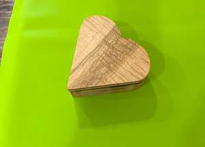 Boîte de rangement pour bijoux en bois naturel poli de style rustique, boîte à souvenirs multifonction pour accessoires de mariage - Product Image 5