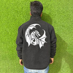 Nouveauté sweats à capuche Sherpa en molleton moelleux personnalisés pull en fourrure épaisse et lourde pour hommes garçons hiver brodé - Product Image 2