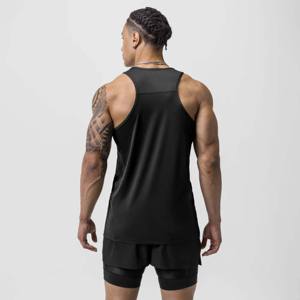 Camiseta sin mangas de rendimiento para hombre de alta calidad: absorbe la humedad, tela transpirable para una comodidad superior - Product Image 3