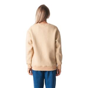 Sweat-shirt uni élégant pour femmes, col rond, polaire doux, parfait pour les tenues décontractées, les superpositions et la saison hivernale - Product Image 2