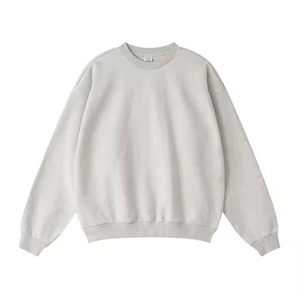 Sweat-shirt à col rond 100% coton pour hommes, personnalisé de luxe, épaules tombantes, T-shirt personnalisé de haute qualité à coupe carrée surdimensionnée - Product Image 3