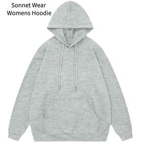 Sweatshirts à capuche pour femmes, en polaire surdimensionné, avec poche, coupe ample, décontracté - Product Image 2