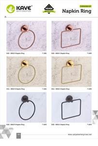 Anneau de serviette Tricon en acier inoxydable de qualité supérieure vaisselle d'hôtel design moderne élégant utilisation de banquet de restaurant durable - Product Image 5