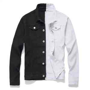 แจ็คเก็ตยีนส์แฟชั่นดีไซน์ใหม่สำหรับผู้ชาย เสื้อผ้าลำลองทันสมัย แจ็คเก็ตยีนส์สตรีทแวร์ กางเกงยีนส์ผู้ชาย - Product Image 1