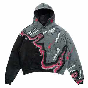 Sudadera con Capucha Personalizada de Invierno, Bordada, Lisa, 100% Algodón, Térmica, Gruesa, de 500 g/m², Talla Grande - Product Image 3