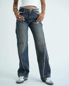 Pantalon en denim sur mesure 100% Jeans streetwear d'été de qualité supérieure Pantalon en denim Offre Spéciale - Product Image 5