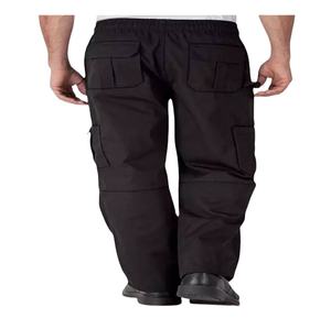 Pantalones de chef profesional unisex con cordón culinario estilo holgado servicio de comida panaderos cocineros personalizados restaurante Bar uniformes - Product Image 3