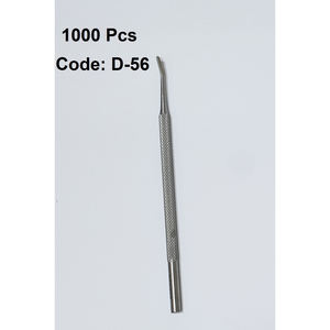 Logo personnalisé argent coudé carré plat poussoir à cuticules professionnel en acier inoxydable poussoir à cuticules pour ongles fabricant personnalisé - Product Image 5