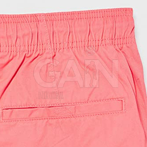 Shorts décontractés pour hommes en toile unie à taille mi-haute, coton/polyester, séchage rapide, respirants, nouveau style, vente chaude, faible MOQ - Product Image 5