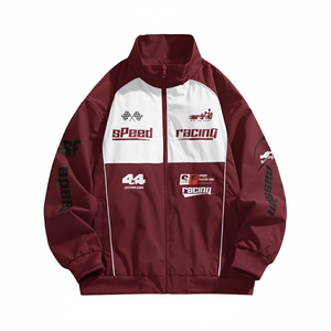 2025ใหม่แจ็กเก็ตสำหรับแข่งรถจักรยานยนต์แบบกำหนดเองกันลมฤดูหนาวปักลายหลวมปกตั้งระบายอากาศแห้งเร็ว - Product Image 6