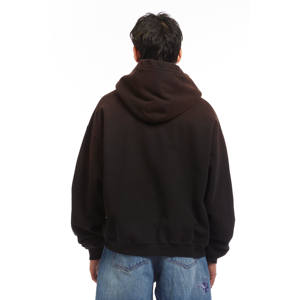 Sudadera con capucha de nuevo estilo personalizado mezclado de algodón grueso para hombre diseño de cremallera de cara completa para la temporada de otoño sudaderas en blanco ropa ofrecida - Product Image 6