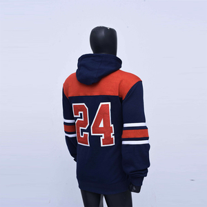 เสื้อฮู้ดฮอกกี้ผ้าขนแกะคุณภาพสูงผ้าทอลายทแยงมีฮู้ดสำหรับฤดูหนาวออกแบบได้ตามต้องการ - Product Image 6