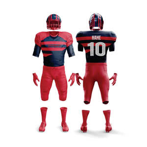 Nuevo diseño profesional equipo americano personalizado uniforme de fútbol americano 100% poliéster transpirable - Product Image 2