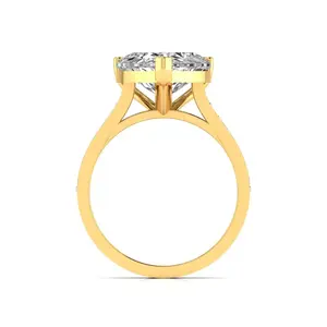 Bague solitaire en diamant de 3 carats en forme de cœur pour femmes, diamant moissanite, bijoux de fiançailles, fournisseur en gros - Product Image 6