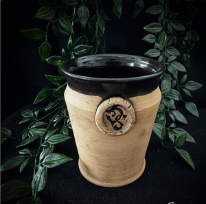 Handmade Ceramic Mead Mug in Modern Viking Design Viking Drinking Mugs Anniversary Gift Husband Gifts Couples Gift Christmas - Product Image 2