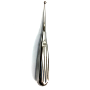 Spinal Fusion Curette 9 ''Angle Taille 3 Coupe Ovale Brun Poignée En Acier Inoxydable Neuro-Spine Instrument Chirurgical Orthopédique CE - Product Image 5