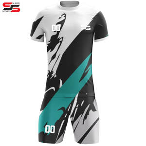 Conjunto de uniforme de fútbol de gran venta 2025, ropa deportiva de fútbol de poliéster transpirable, camiseta de entrenamiento Unisex con estampado de nombre personalizado - Product Image 4