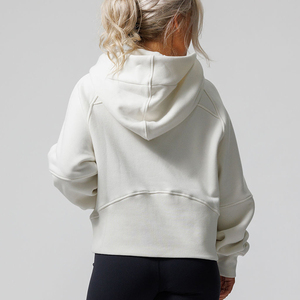 Halp Imprimé Solide Casual Zip Hoodie Femmes Lounge Wear Active Coton Biologique Certifié GOTS - Product Image 5