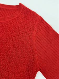 Jersey de punto marrón de alta calidad para mujer, suéter de manga corta con cuello redondo, estilo informal, superventas, moda para mujer - Product Image 4