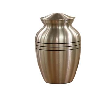 Nueva urna de cremación en forma clásica, urna de cremación para adultos de Color Peltre plateado y recuerdo, urna de almacenamiento conmemorativa para adultos humanos - Product Image 1