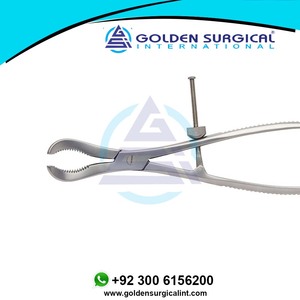 คีมจับกระดูกแบบมีด้ายยึด 235 มม. สำหรับศัลยกรรมกระดูกและข้อ - Product Image 5