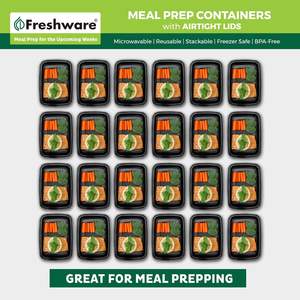 Freshware Meal Prep <b>Containers</b> [50 Pack] 1 Compartment <b>Food</b> Storage <b>Containers</b> <b>with</b> <b>Lids</b> 16 oz - Product Image 6
