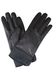 Gants en cuir noir pour femmes Technologie d'écran tactile Conception de point de fouet d'hiver Style uni-Pakistan direct pour une utilisation en extérieur - Product Image 4