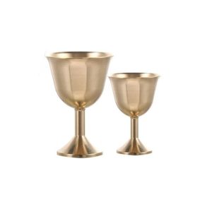 Verre à vin en métal Mini calice tasses à liqueur gobelet unique luxueux pour la décoration intérieure fournitures de fête outils de barre cadeaux - Product Image 1