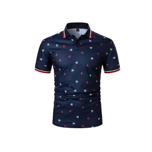 เสื้อเชิ้ตแขนสั้นผ้าคอตตอน 100% คุณภาพสูง พิมพ์ลายดิจิทัล ออกแบบตามสั่ง ขายส่ง ป้องกันการยับ ผ้าถักเนื้อนุ่ม น้ำหนัก 210 กรัม ติดกระดุม - Product Image 1