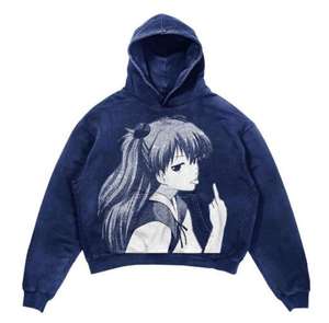 เสื้อฮู้ดผ้าฝ้าย100% โอเวอร์ไซส์ของผู้หญิงคอเสื้อฮู้ดแบบขาดมีฮู้ดแบบลำลองงานตามสั่ง - Product Image 4