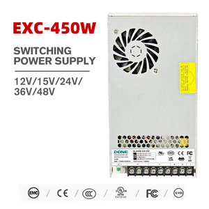 産業用シャーシマウント型スイッチング電源 15W～600W 広電圧入力 PLC制御およびセンサーネットワーク用 - Product Image 2