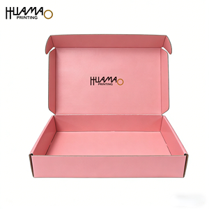 Eco-friendly Pink Mailer <b>Box</b> Sturdy Corrugated Airplane <b>Box</b> For Boutique Packaging Paper Boxes For Apparel Cosmetic Packaging - Product Image 6