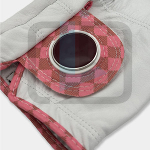 Expédition immédiate LUNAR IMPEX Gants de golf en cuir Cabretta sublimé 3D rose, couleur et taille personnalisées, doigts respirants, main flexible - Product Image 4