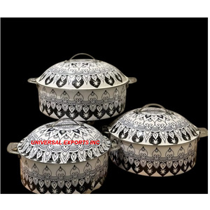 Ensemble de deux chauffe-plats de qualité supérieure, fait main, dernière collection, élégant récipient en métal - Product Image 5