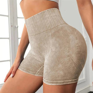 Women's Solid Seamless Active Stretch High Waist <b>Leggings</b> <b>Shorts</b> Gym Biker Yoga Fitness <b>Shorts</b> Breathable Scrunch Butt Lifting - Product Image 6