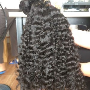 100% vietnamien Remy Extensions de cheveux humains Double trame dessinée vague naturelle droite lâche vague profonde produit de haute qualité - Product Image 1