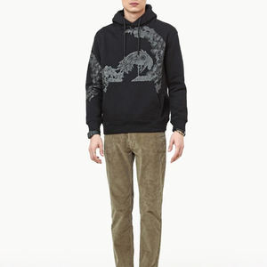 New Fashion Casual Winter Men's Windproof Pullover Hoodie Custom Oversized Cotton Fleece Men's Hoodies - Product Image 2