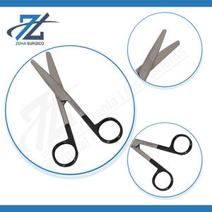 Ciseaux de dressage Supercut, carbure de tungstène émoussé/émoussé droit 185mm de long Fabricant d'instruments chirurgicaux du Pakistan - Product Image 4