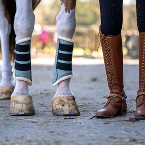 Équipement de dressage pour chevaux en gros, confortable, respirant, durable, ensemble de tapis de selle tout usage 4 pièces, logo personnalisé, OEM, coton - Product Image 3
