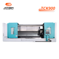 Centre de tournage CNC de haute précision TCK900, système contrôlé FANUC GSK, mandrin à 3 mors, tour CNC incliné pour le tournage de pièces aéronautiques