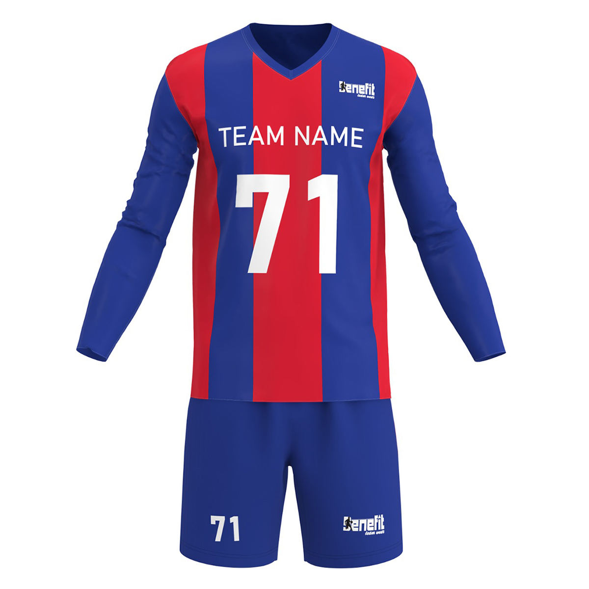 Cómodo camiseta de fútbol roja y negra para un rendimiento